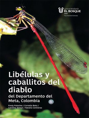 cover image of Libélulas y caballitos del diablo del Departamento del Meta, Colombia